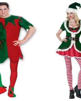 Ayudante Papa Noel Hombre y Mujer