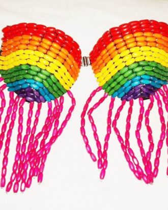 Corpiño Multicolor Bordado