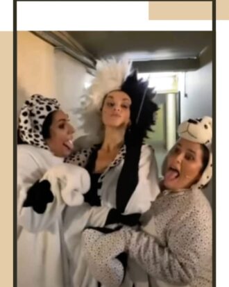 Cruella y dalmatas