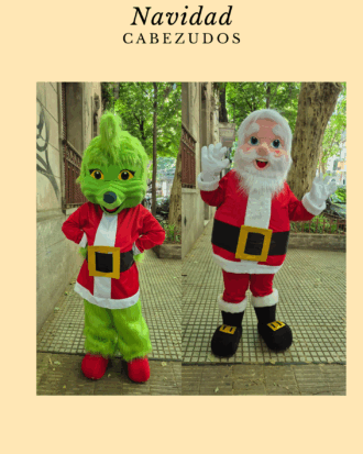 Grinch y Papa Noel