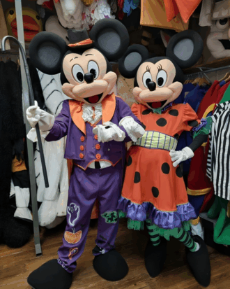 Mickey y Minnie Mouse Halloween