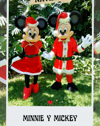 Minnie y Mickey Navideños