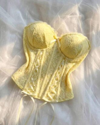 Corset amarillo 01