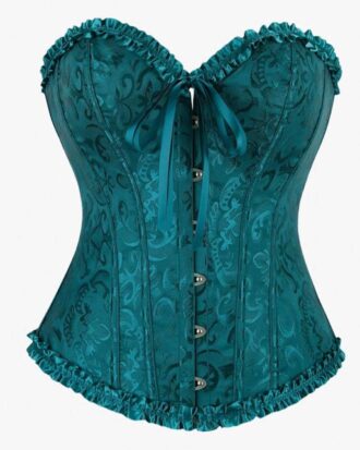 Corset verde petróleo