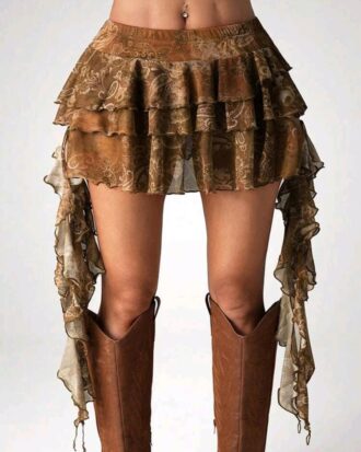 Pollera marrón 04